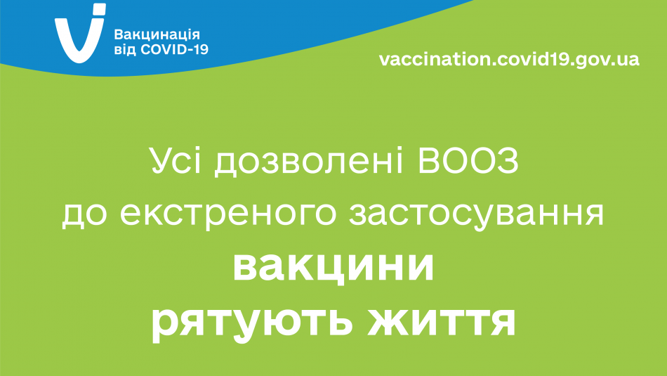 УСІ ДОЗВОЛЕНІ ВООЗ ДО ЕКСТРЕНОГО ЗАСТОСУВАННЯ ВАКЦИНИ РЯТУЮТЬ ЖИТТЯ